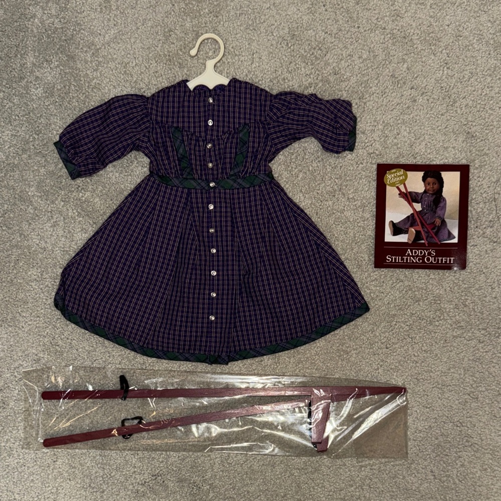 1997 American Girl Special Edition Addy’s Stilting Outfit with Accessories